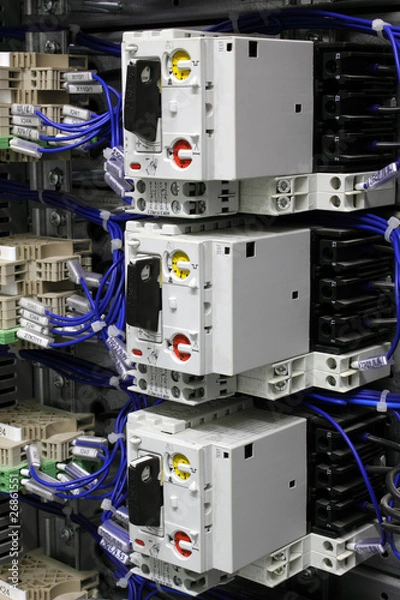 Obraz Electric contactors