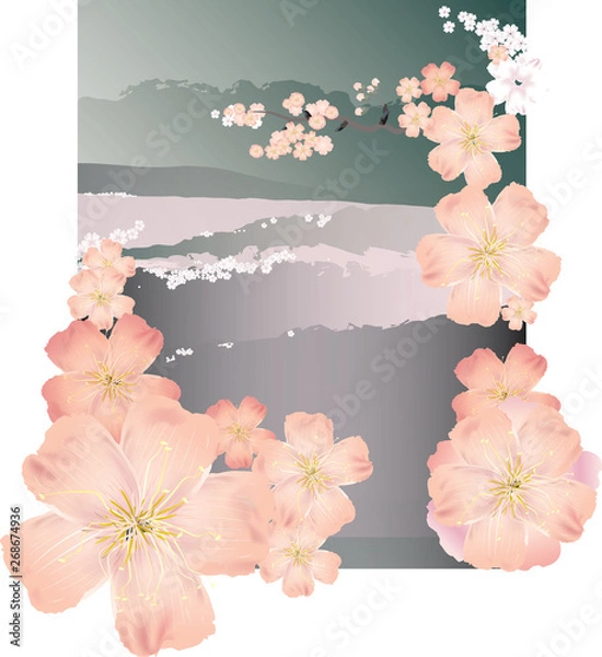 Fototapeta сакура_фон copy