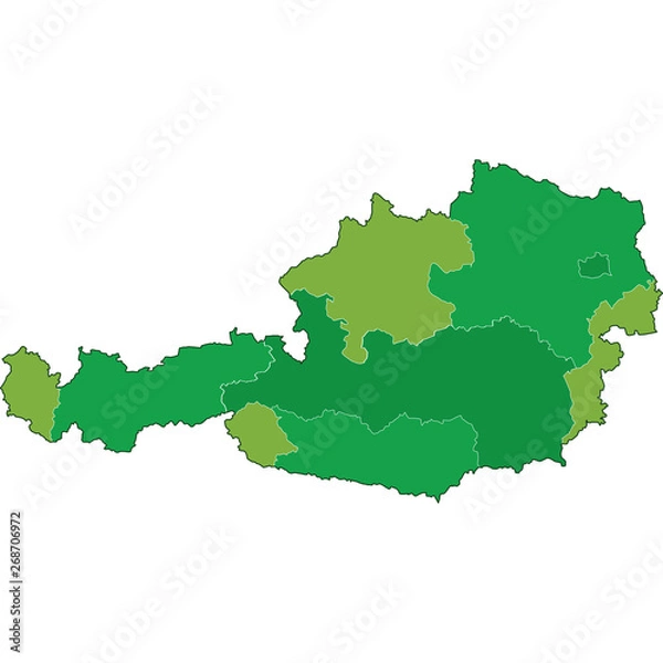 Obraz mappa nutria vettoriale