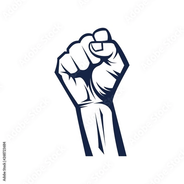 Obraz ręce zaciśnięte wektor