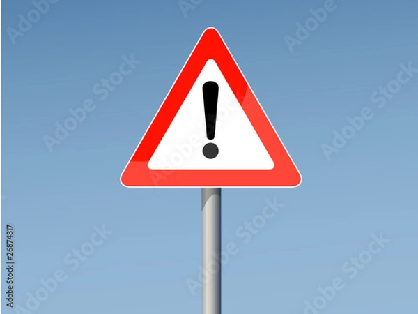 Obraz Gefahrenstelle