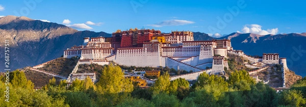 Obraz Potala palace in Tibet of China