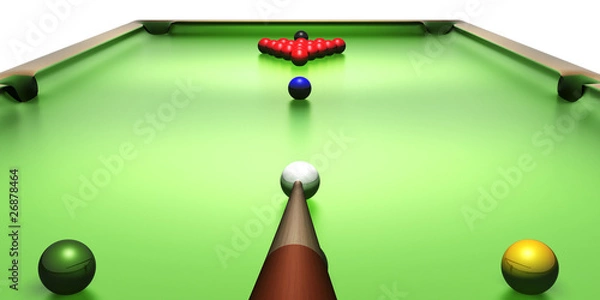 Obraz Billiard table