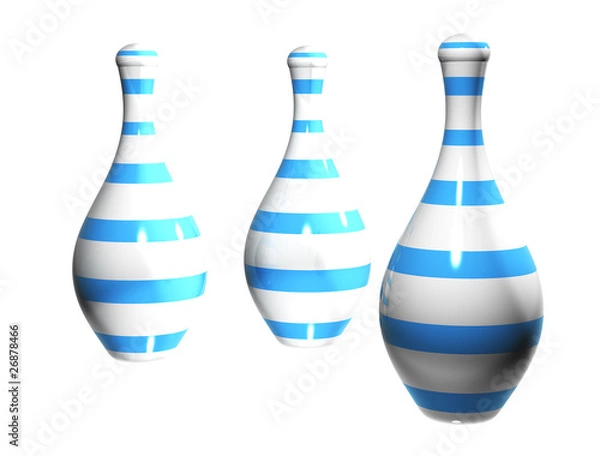 Obraz Bowling pins