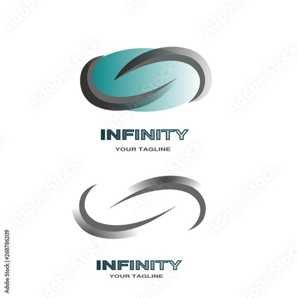 Fototapeta Infinity logo vector