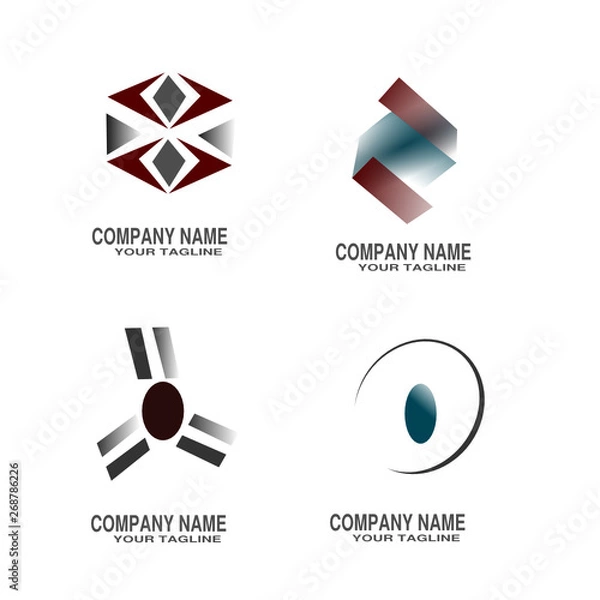 Fototapeta logo collection