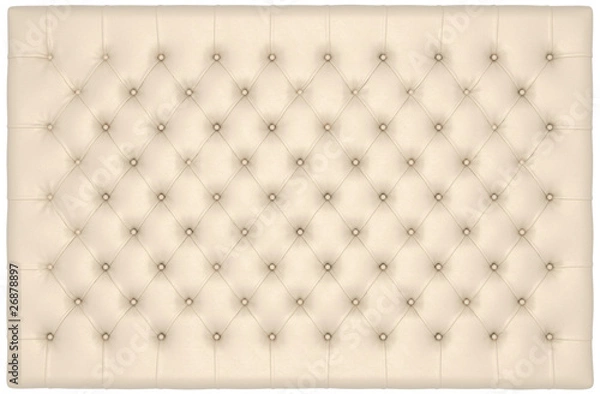 Obraz Beige Luxury buttoned leather mattress