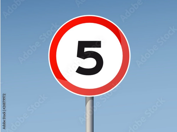 Obraz 5 km/h