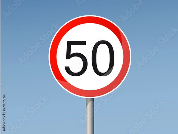 Obraz 50kmh