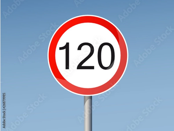 Obraz 120 km/h