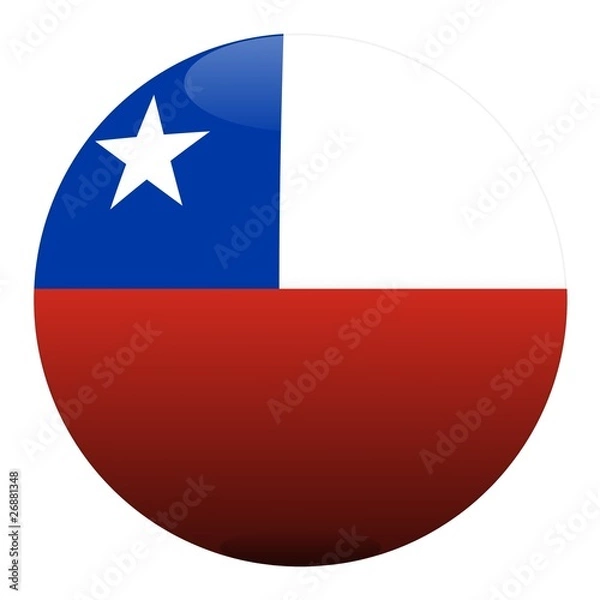 Obraz Ball Chile Chile Ball Flag flaga