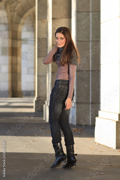 Fototapeta Herbstmädchen-081