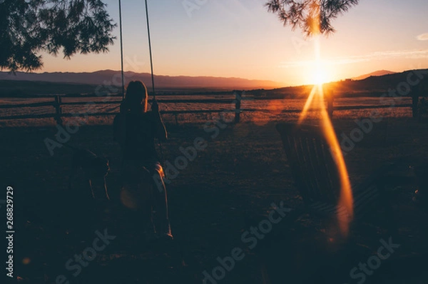 Fototapeta Swinging on the Range