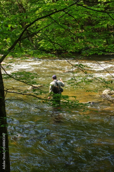 Obraz The river running by