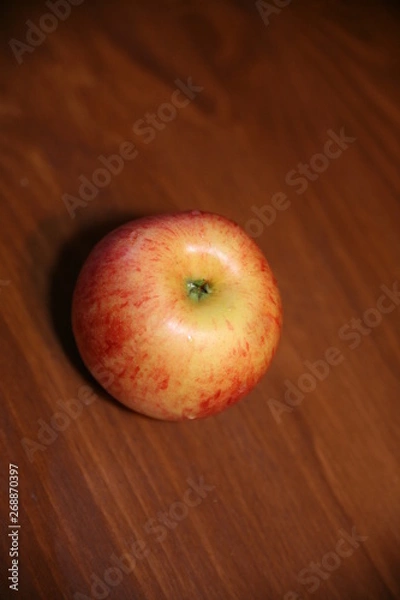 Obraz apple on wooden table