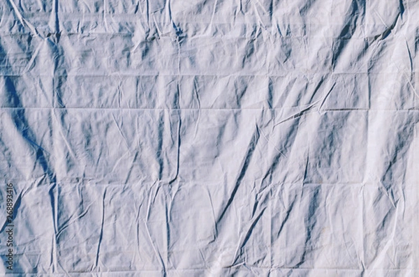 Obraz White Plastic Tarp as a Background
