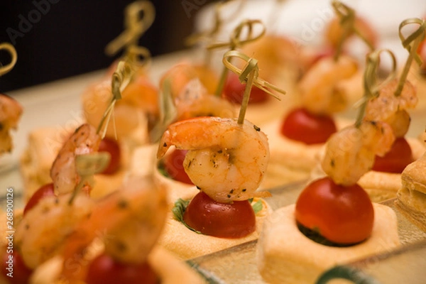 Obraz canape food