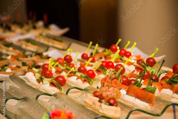 Obraz canape food