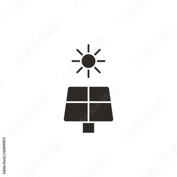 Fototapeta Solar, eco, sun icon - Vector