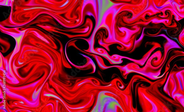 Obraz Magic space texture, pattern, looks like colorful smoke and fire