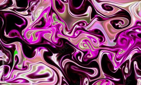 Obraz Magic space texture, pattern, looks like colorful smoke and fire