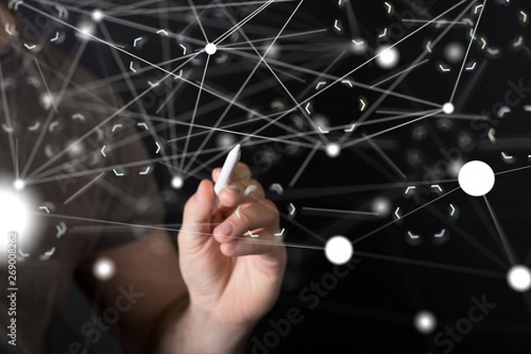 Fototapeta Business and communications