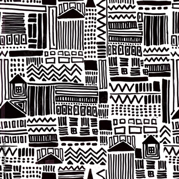 Obraz monochrome abstract pattern