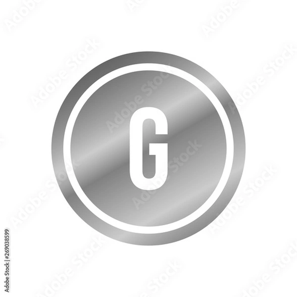 Fototapeta Initial Letter Logo G Template Vector Design