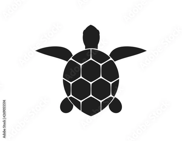 Fototapeta Sea turtle icon.