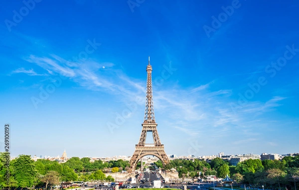 Obraz パリ　エッフェル塔　ワイド