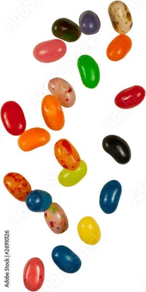 Obraz falling jelly beans