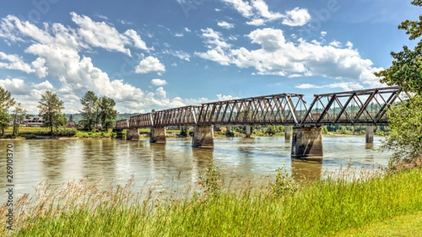 Obraz Fraser Bridge, Quesnel BC, Canada
