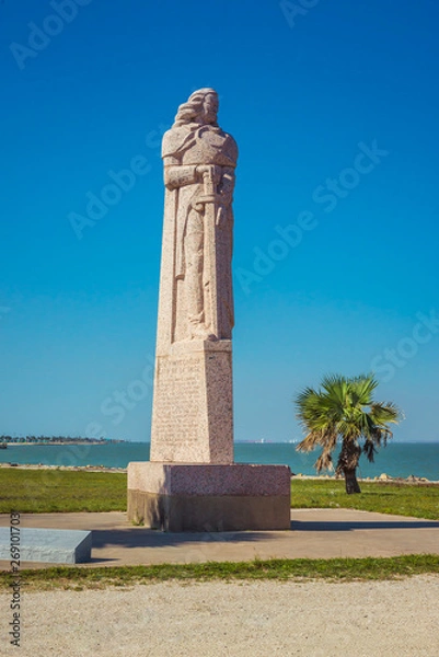 Obraz LaSalle Monument, Matagorda, Texas