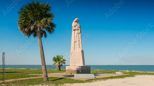 Obraz LaSalle Monument, Matagorda, Texas