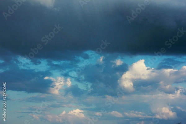 Obraz Storm clouds backgrounds
