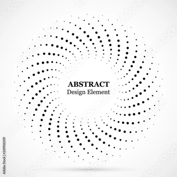 Obraz Halftone dotted background. Halftone effect vector pattern. Circle dots isolated on the white background.