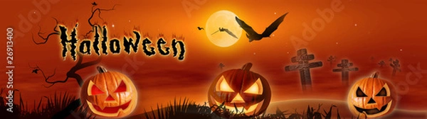 Obraz Halloween Banner