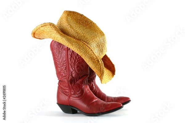 Obraz boots and hat