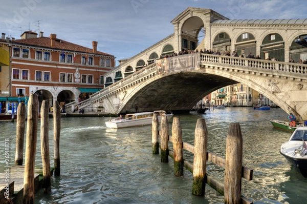 Fototapeta Rialto Bridge in Venice