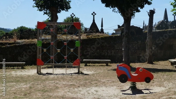 Fototapeta Ribadavia, beautiful medieval village in Ourense. Galicia,Spain