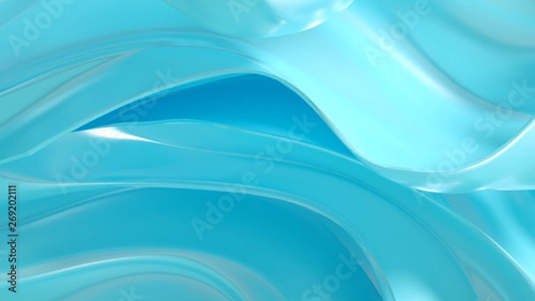 Fototapeta Luxury elegant background abstraction fabric. 3d illustration, 3d rendering.