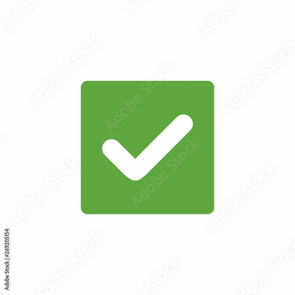Fototapeta Check Mark icon symbol vector