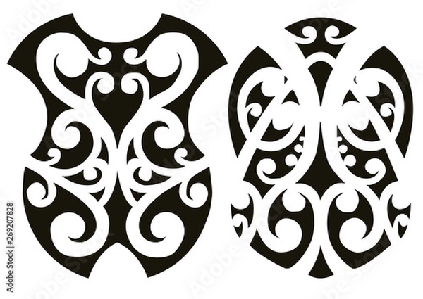 Fototapeta Polinesian ornament