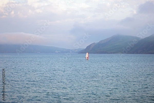 Fototapeta sailboat before the storm