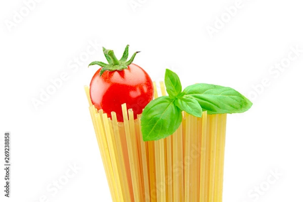 Fototapeta pasta italiana con forchetta