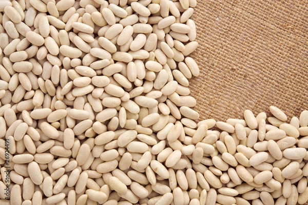 Fototapeta White beans