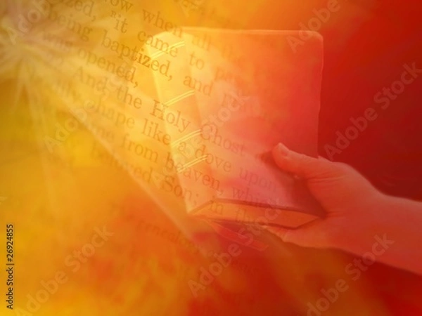 Fototapeta Bible In Hand