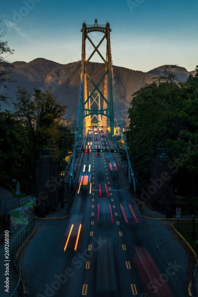 Fototapeta Drive across bridge.