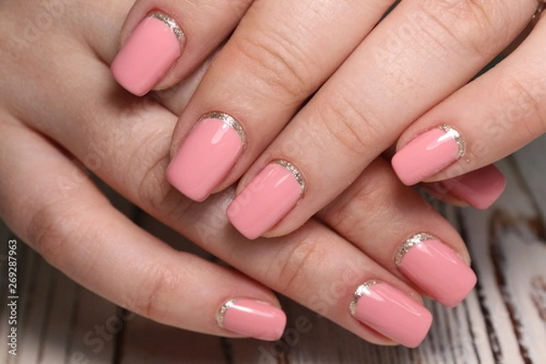 Fototapeta glamorous beautiful manicure