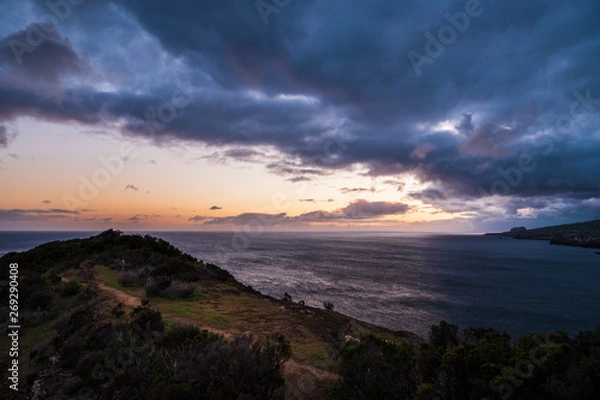 Obraz sunset over the sea